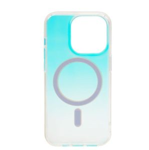 Back panel cover Connect Apple iPhone 15 Pro Max Transparent gradient Magnetic Case Chameleon 