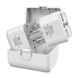 Adapter yesido  MC25 Travel Adapter Plug Kit White