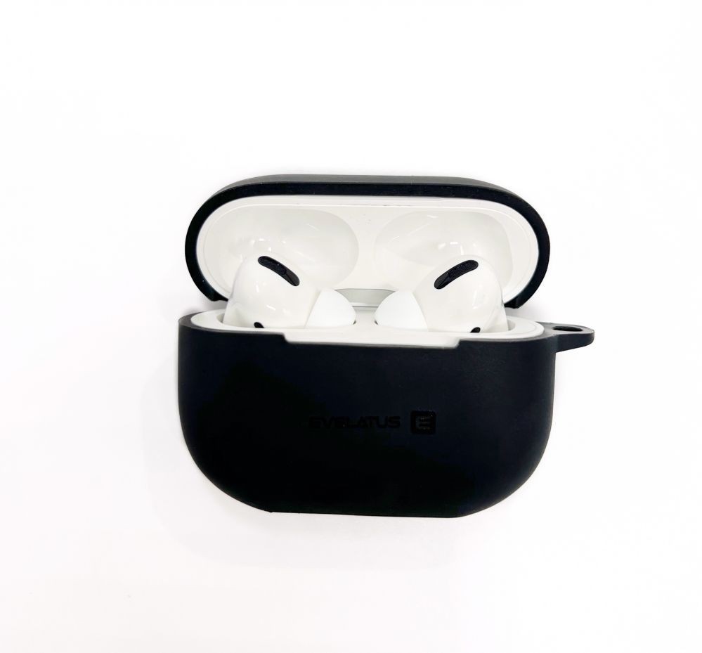 Headphone case Evelatus Apple AirPods Pro 2 Silicone Case Black