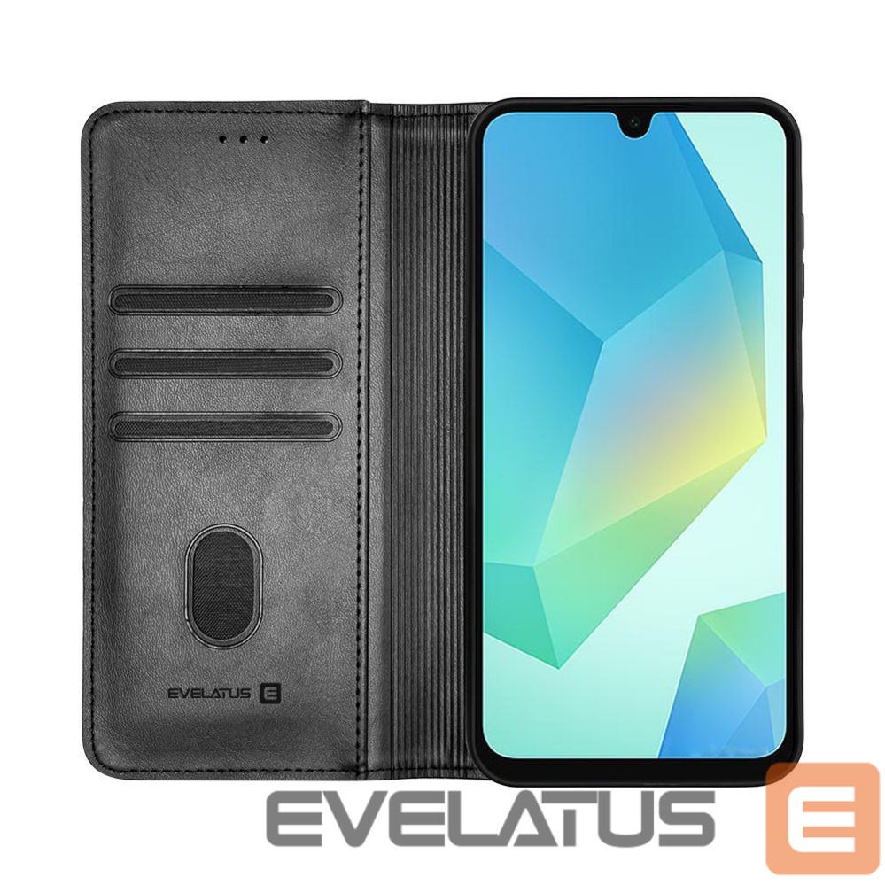Kaaned - kaaned Evelatus Samsung Galaxy A16 Book Case Folio Black