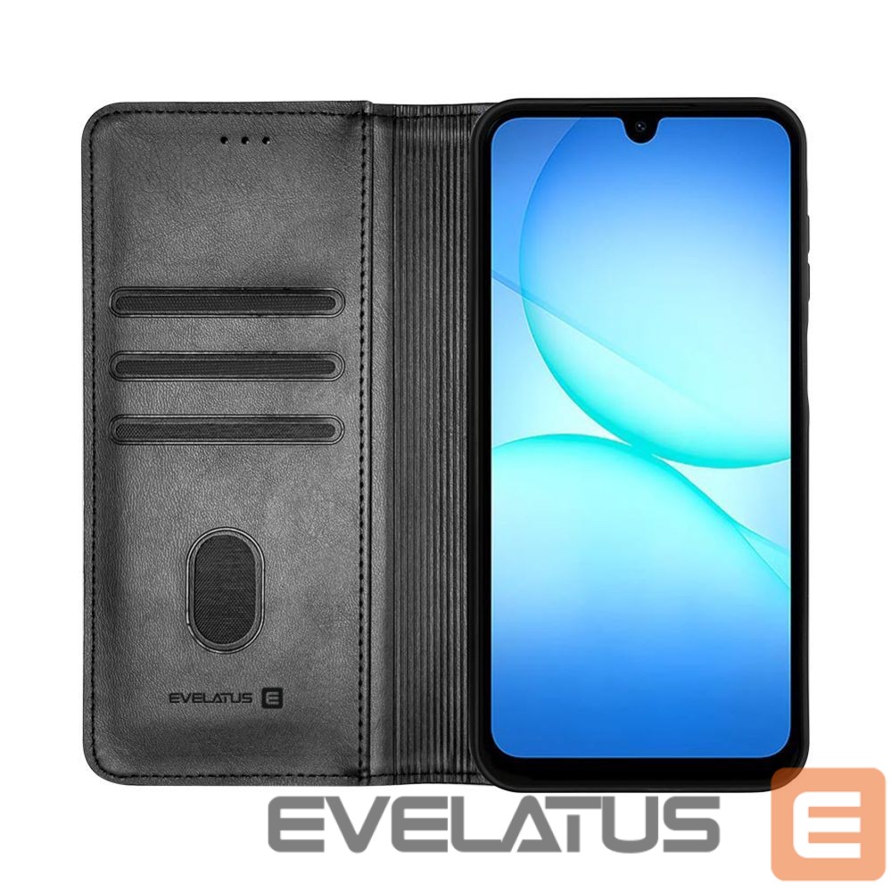 Kaaned - kaaned Evelatus Samsung Galaxy A17 Book Case Folio Black