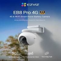 IP kaamerad EZVIZ EB8 Pro- 4G & Wi-Fi Smart Home Battery Camera 4G & Wi-Fi Smart Home Battery Camera