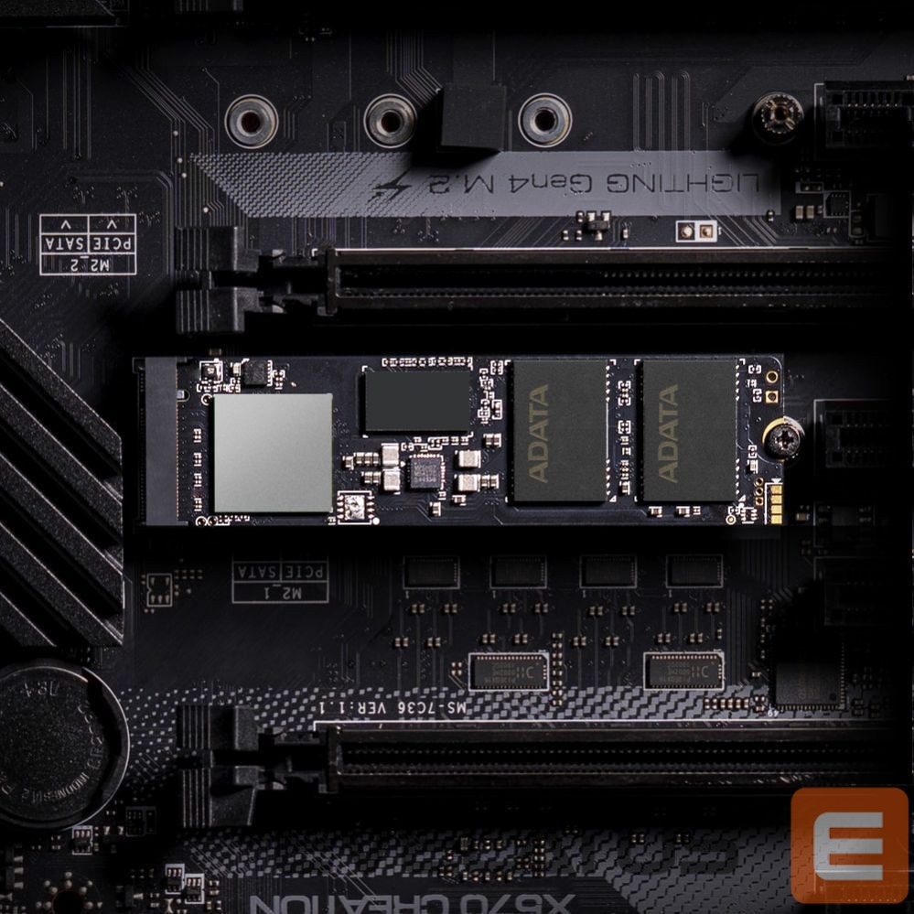 Hard drive SSD ADATA XPG Gammix S70 BLADE PCIe Gen4x4 Solid State Drive 512GB