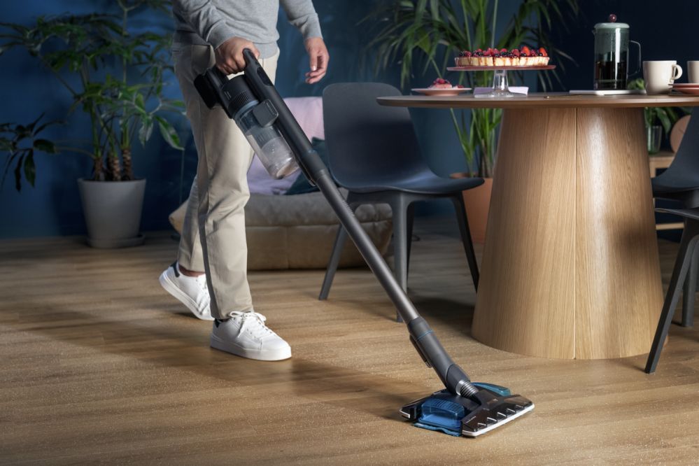 Tolmuimeja Philips XC8055/01 Aqua Plus Vacuum cleaner, Handstick, Cordless, Black