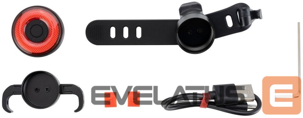 Teine toode Rockbros Rockbros Q5 rear bicycle light with intelligent stop system - black