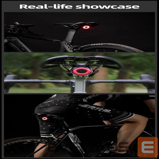 Teine toode Rockbros Rockbros Q5 rear bicycle light with intelligent stop system - black