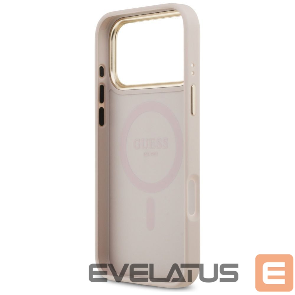 Muud kaubad Guess Guess Peony Hot Stamp MagSafe Case for iPhone 17 Pro Max - Pink