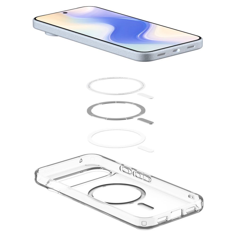 Muud kaubad Spigen Spigen Ultra Hybrid Mag MagSafe Case for Google Pixel 10 / 10 Pro - Clear and White