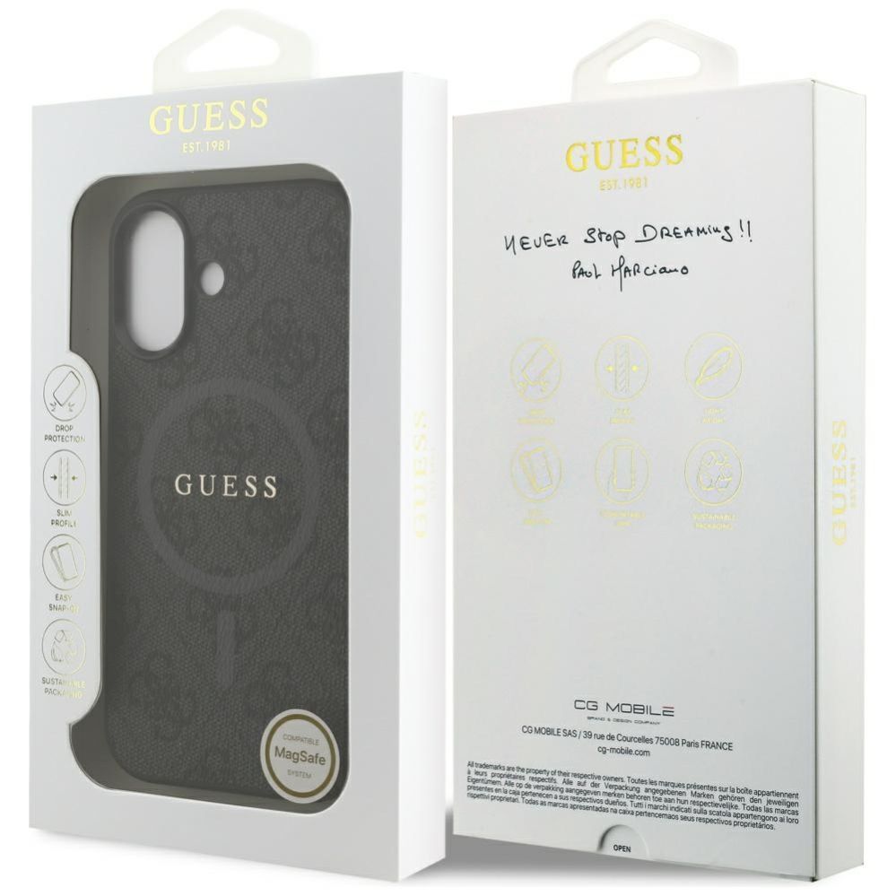 Muud kaubad Guess Guess 4G Ring Classic Logo MagSafe case for iPhone 17 - black