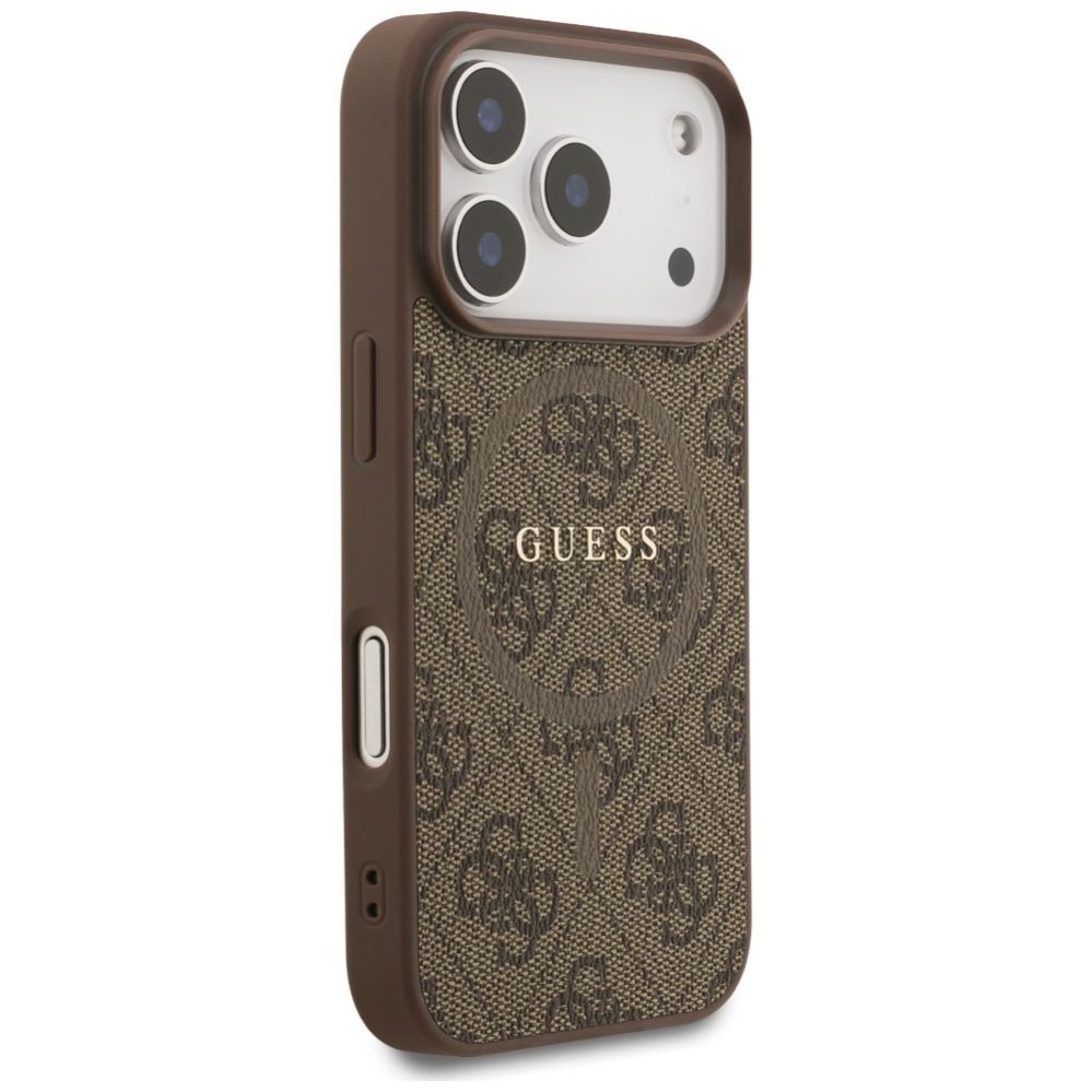 Muud kaubad Guess Guess 4G Ring Classic Logo MagSafe Case for iPhone 17 Pro - Brown