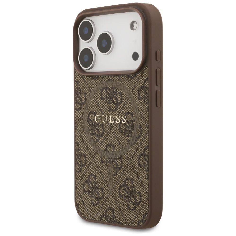 Muud kaubad Guess Guess 4G Ring Classic Logo MagSafe Case for iPhone 17 Pro - Brown