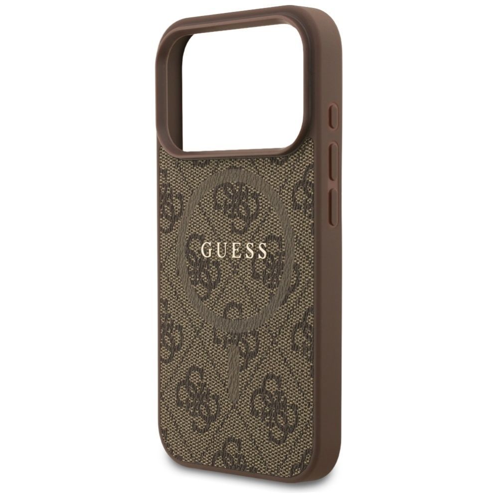 Muud kaubad Guess Guess 4G Ring Classic Logo MagSafe Case for iPhone 17 Pro - Brown