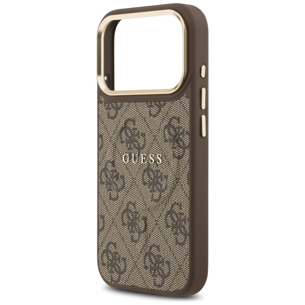 Muud kaubad Guess Guess 4G PU Classic Logo MagSafe Case for iPhone 17 Pro - Brown