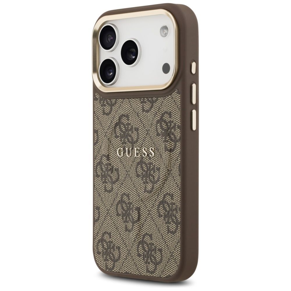 Muud kaubad Guess Guess 4G PU Classic Logo MagSafe Case for iPhone 17 Pro - Brown