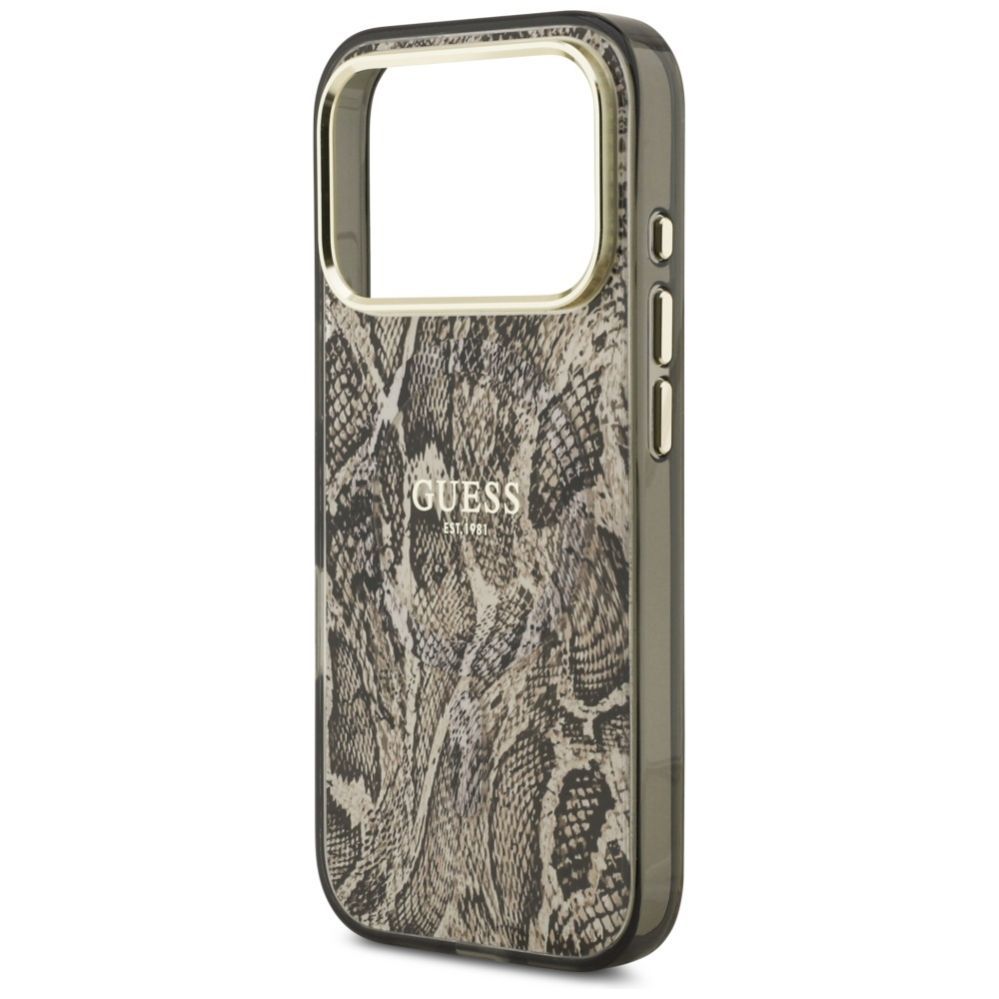 Muud kaubad Guess Guess Python Pattern MagSafe Case for iPhone 17 Pro - Brown