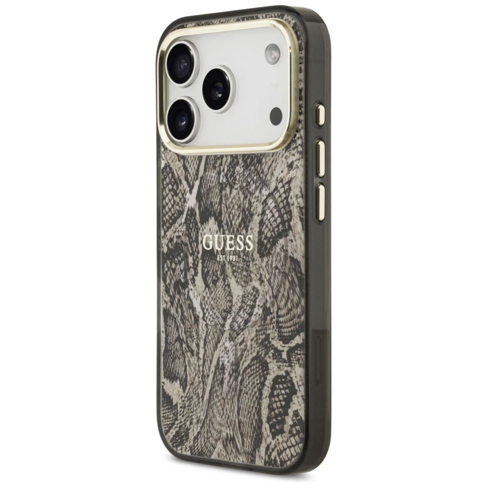 Muud kaubad Guess Guess Python Pattern MagSafe Case for iPhone 17 Pro - Brown