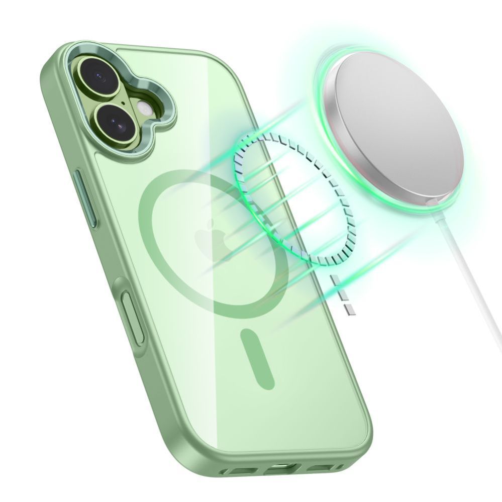 Muud kaubad Tech-Protect Tech-Protect MagMat MagSafe Case for iPhone 17 - Transparent Green