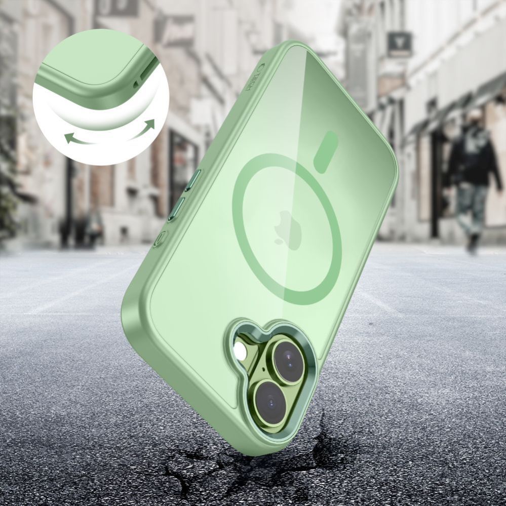 Muud kaubad Tech-Protect Tech-Protect MagMat MagSafe Case for iPhone 17 - Transparent Green