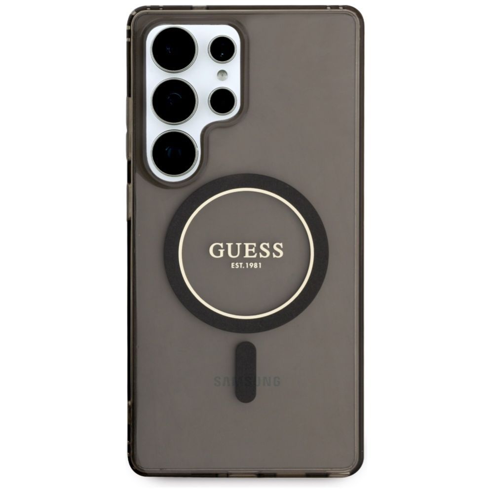 Muud kaubad Guess Guess Glitter Circle Classic Logo MagSafe case for Samsung Galaxy S25 Ultra black