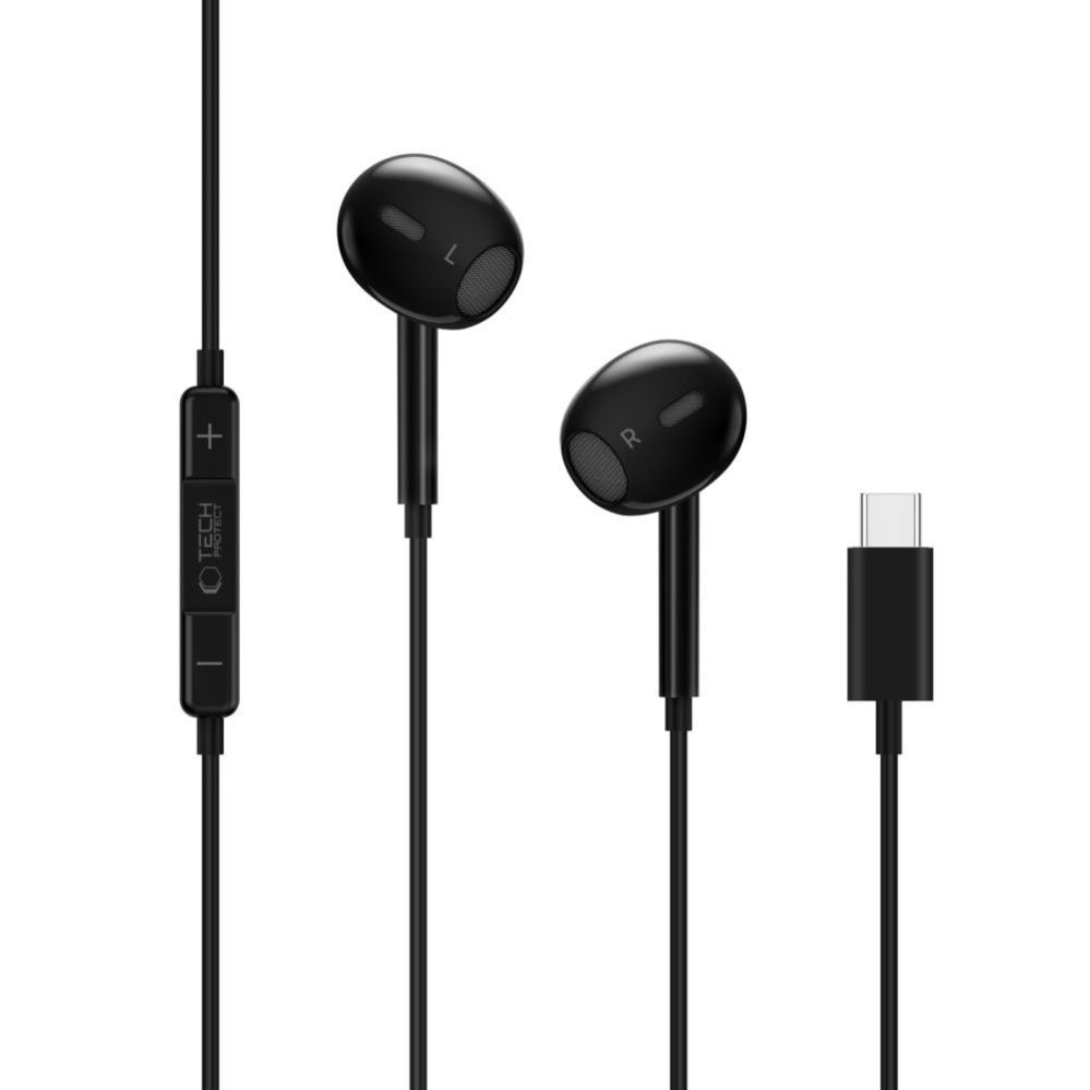 Muud kaubad Tech-Protect Tech-Protect Ultraboost Core G2 USB-C Headphones - Black