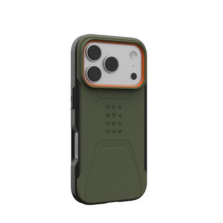 Muud kaubad UAG UAG Civilian MagSafe case for iPhone 17 Pro - olive and orange