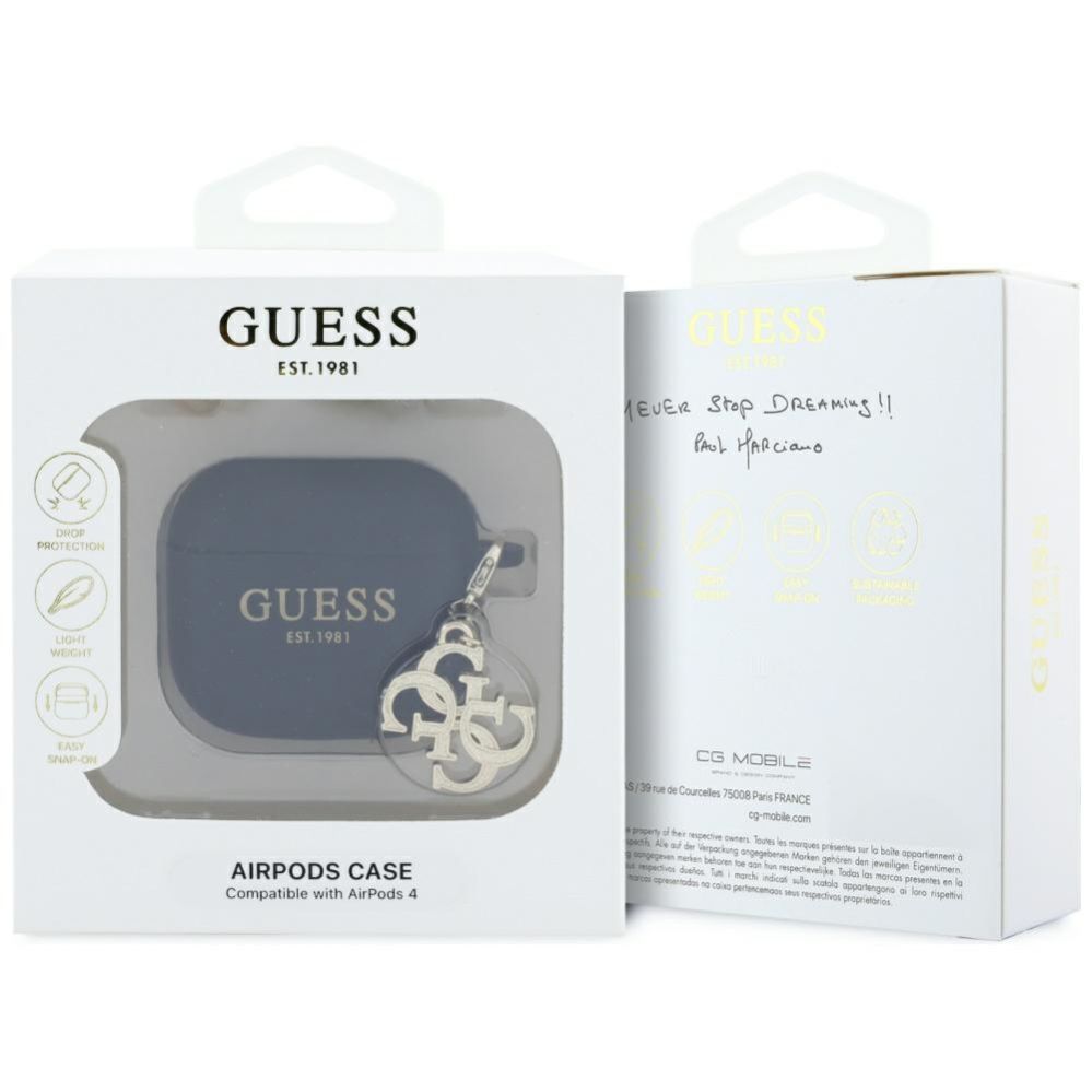 Muud kaubad Guess Guess 4G Charm Case for AirPods 4 - Black