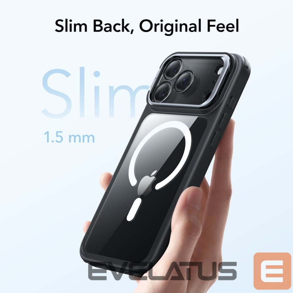 Muud kaubad ESR ESR Classic Hybrid Kickstand MagSafe Case for iPhone 17 Pro Max - Clear Black