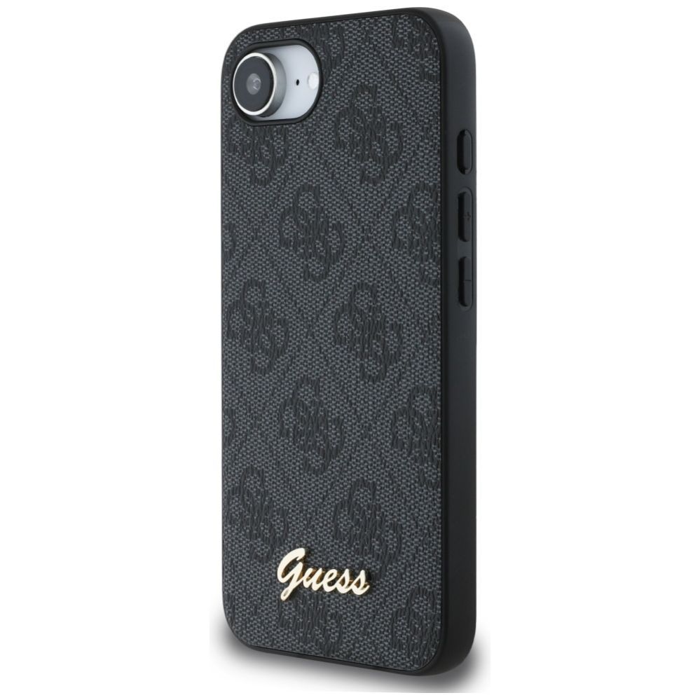 Muud kaubad Guess Guess 4G Script Logo MagSafe case for iPhone 16e - black