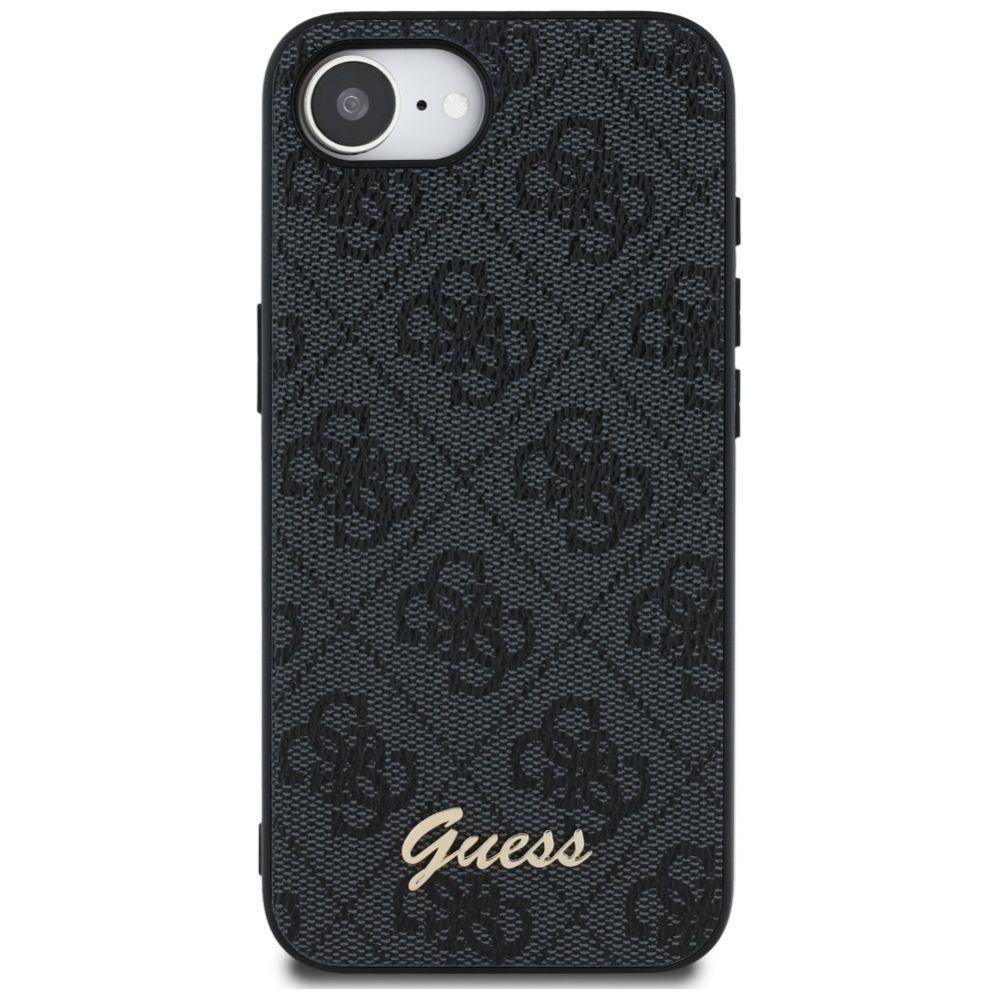 Muud kaubad Guess Guess 4G Script Logo MagSafe case for iPhone 16e - black