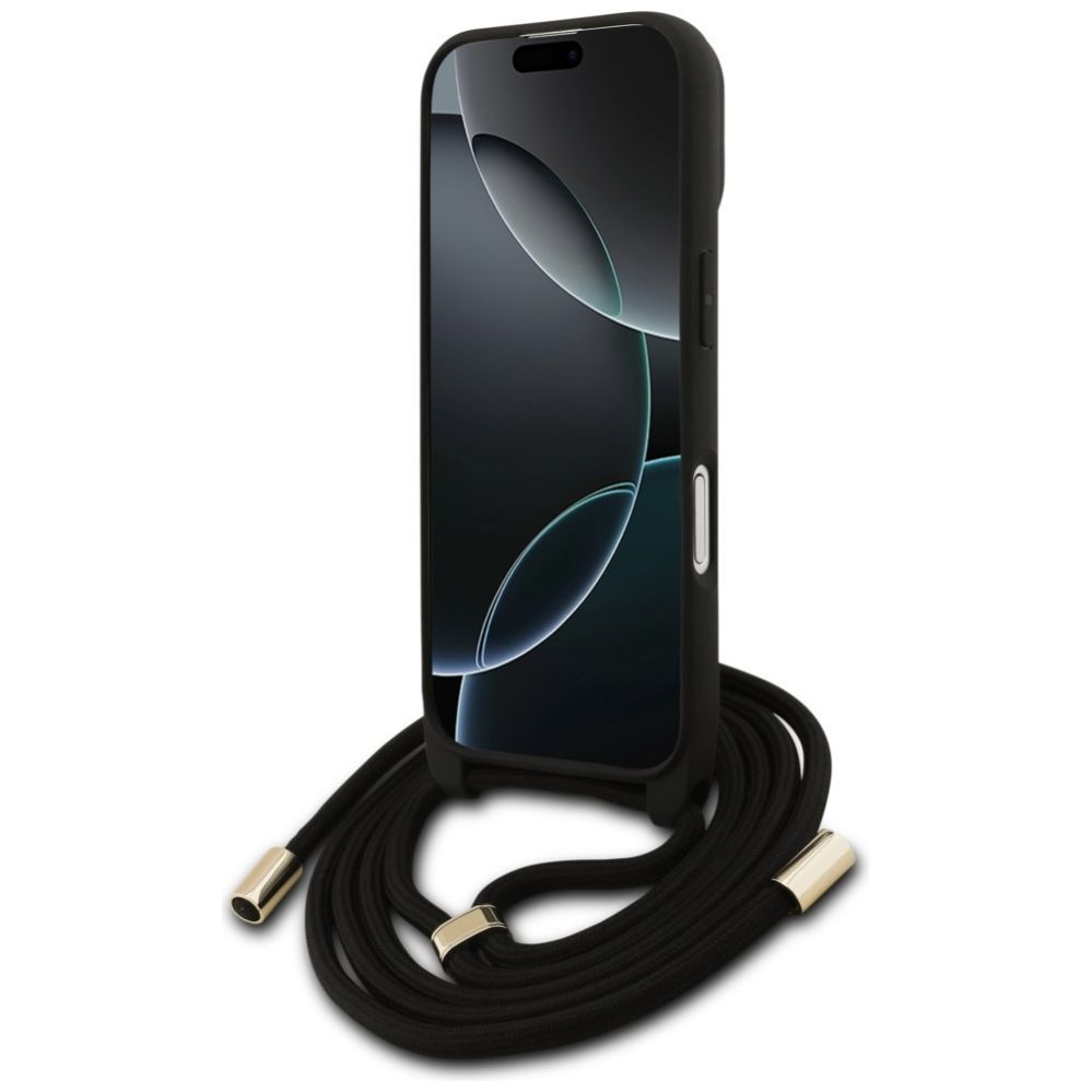 Muud kaubad Guess Guess 4G Big Logo Cord Stap Crossbody Case for iPhone 17 - Brown