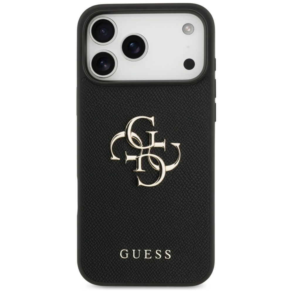 Other goods Guess Guess Grained Big 4G & Classic Logo case for iPhone 17 Pro Max - black