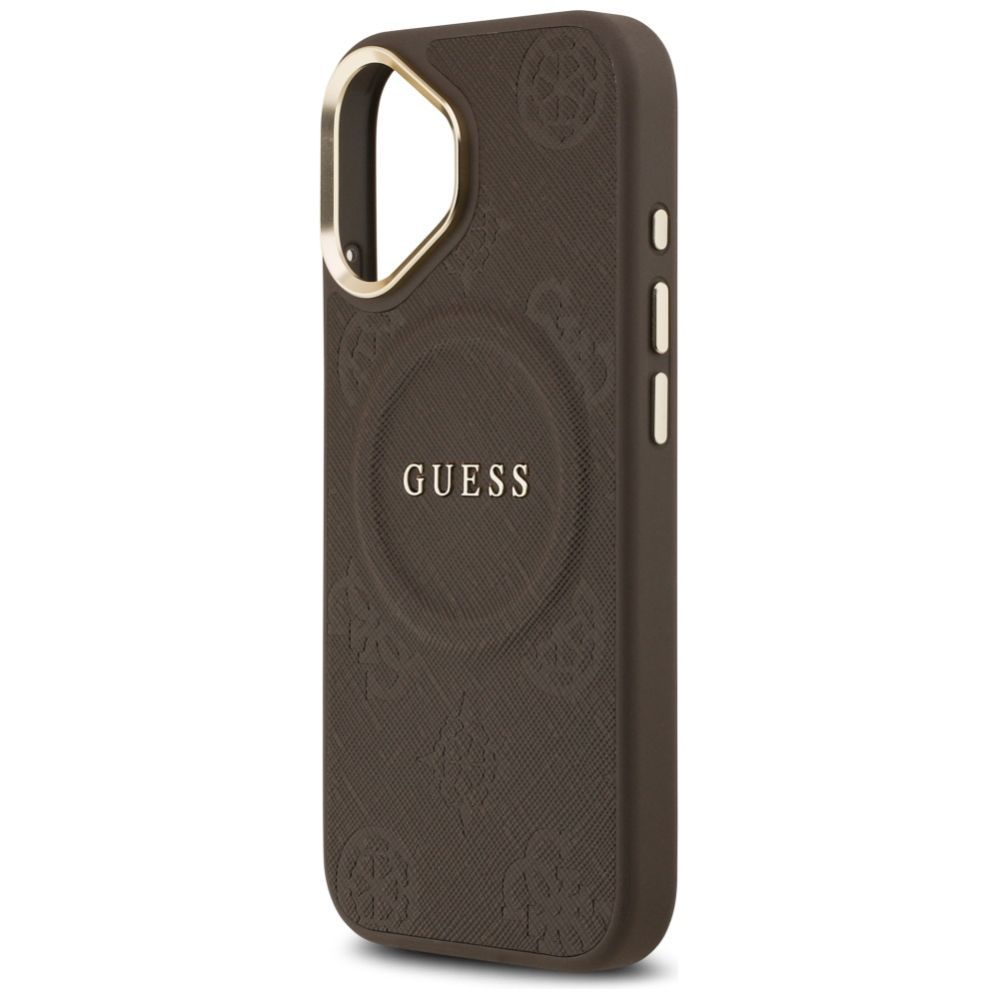 Muud kaubad Guess Guess Peony Hot Stamp MagSafe Case for iPhone 17 - Brown