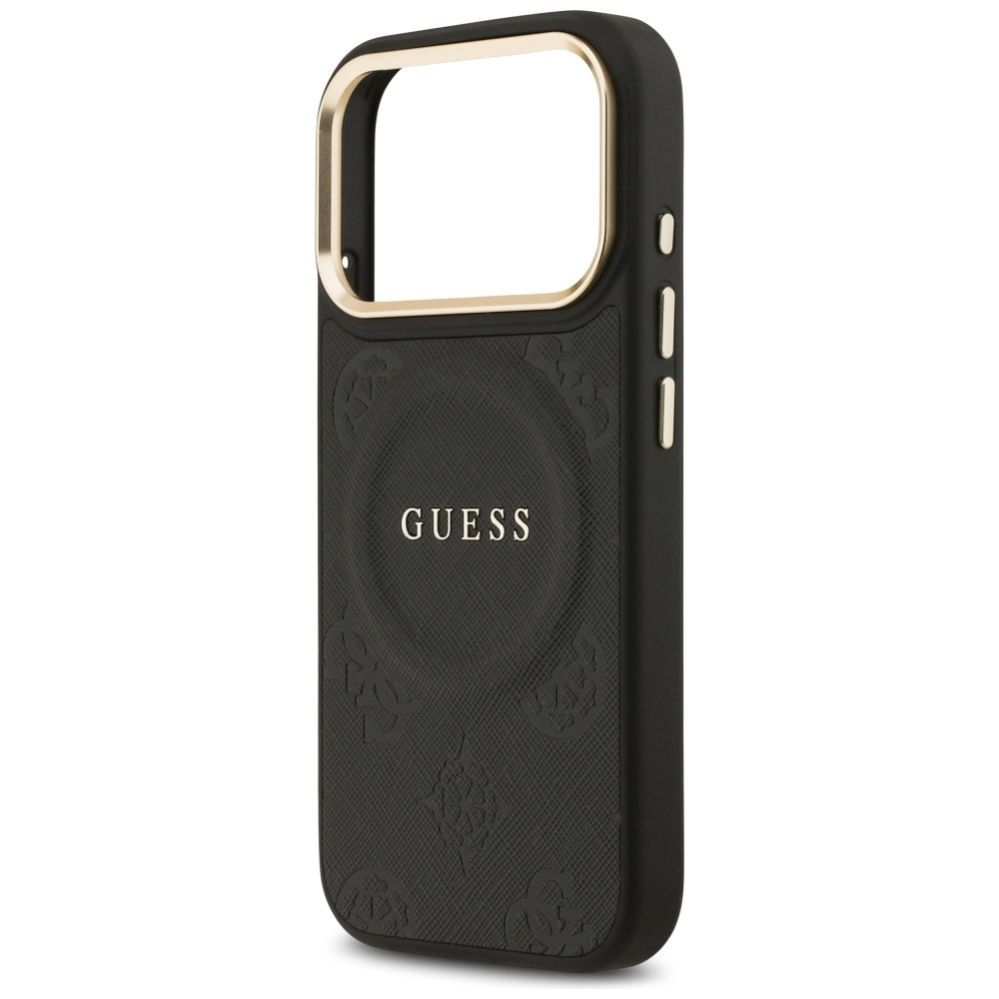 Muud kaubad Guess Guess Peony Hot Stamp MagSafe Case for iPhone 17 Pro - Black