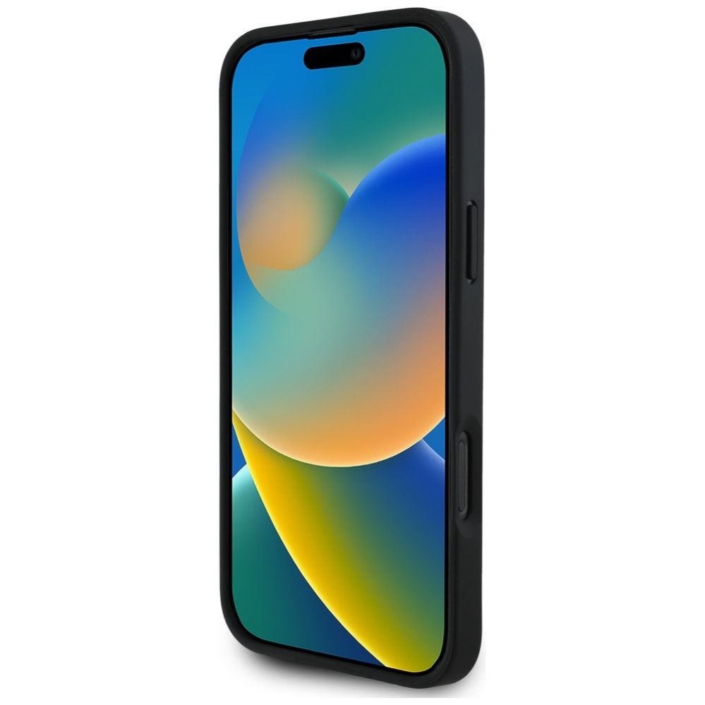 Muud kaubad Guess Guess Grained Printed Flower Pattern MagSafe case for iPhone 16 Pro Max black