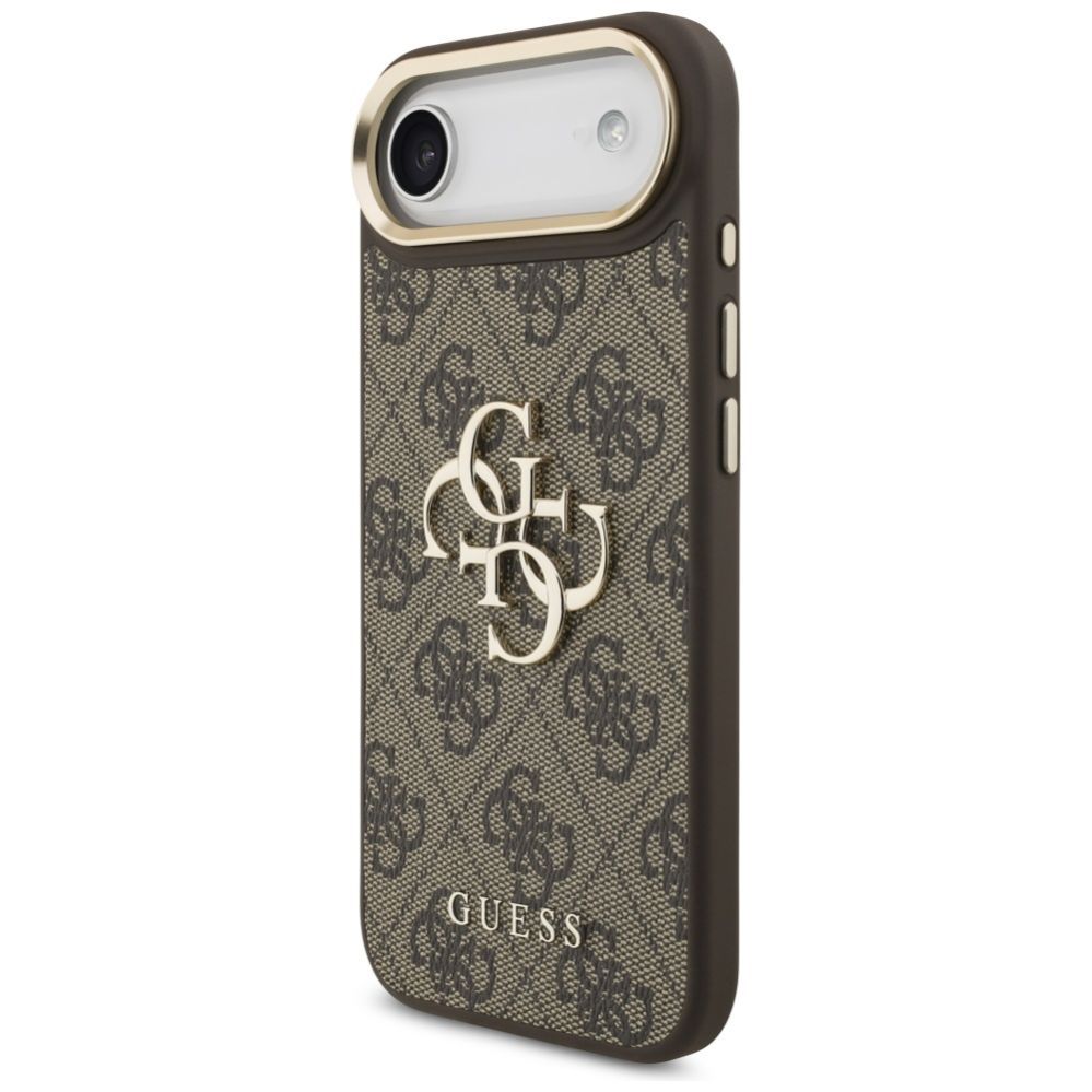 Muud kaubad Guess Guess 4G Big 4G Classic Logo Case for iPhone Air - Brown and Gold