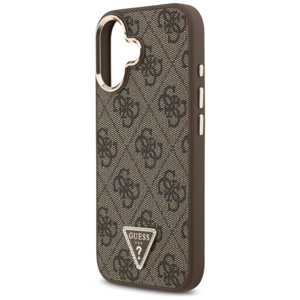 Other goods Guess Guess 4G Triangle Logo MagSafe Case for iPhone 17 - Brown and Gold
