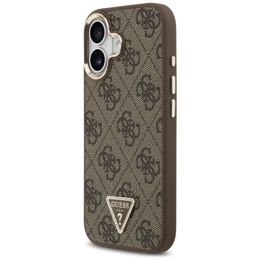 Other goods Guess Guess 4G Triangle Logo MagSafe Case for iPhone 17 - Brown and Gold