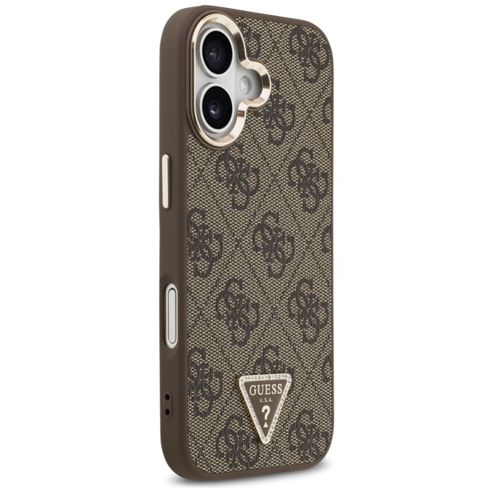 Other goods Guess Guess 4G Triangle Logo MagSafe Case for iPhone 17 - Brown and Gold