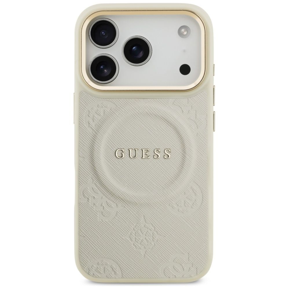 Muud kaubad Guess Guess Peony Hot Stamp MagSafe Case for iPhone 17 Pro - Beige