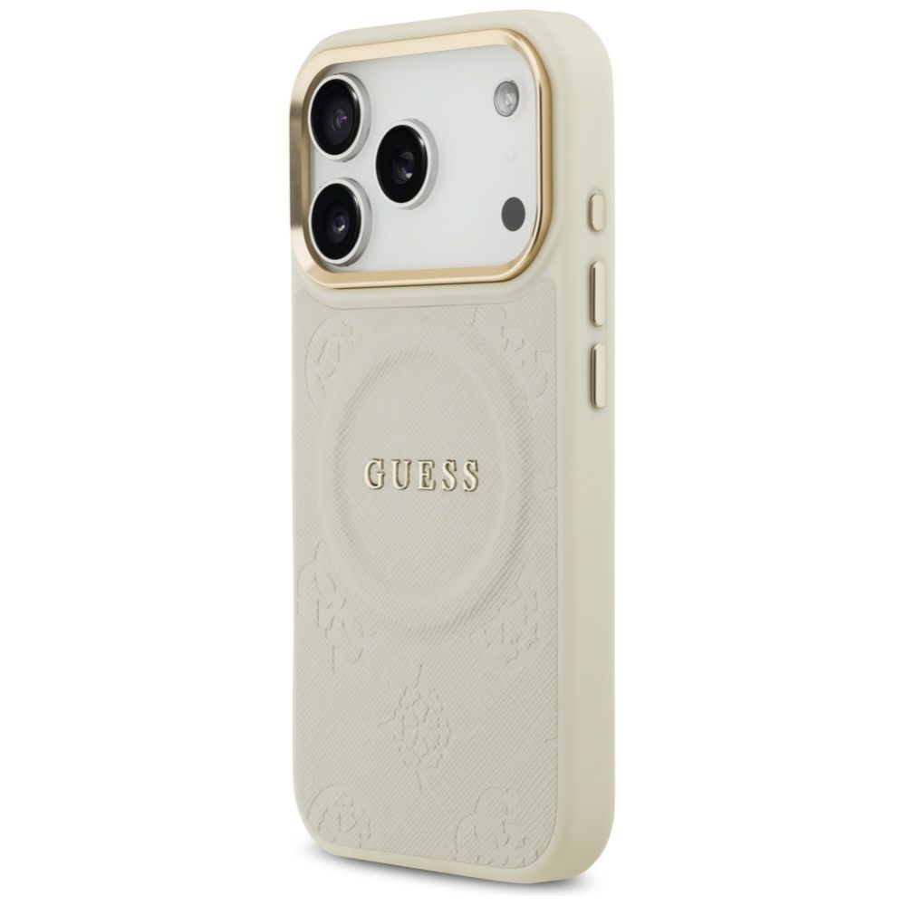 Muud kaubad Guess Guess Peony Hot Stamp MagSafe Case for iPhone 17 Pro - Beige