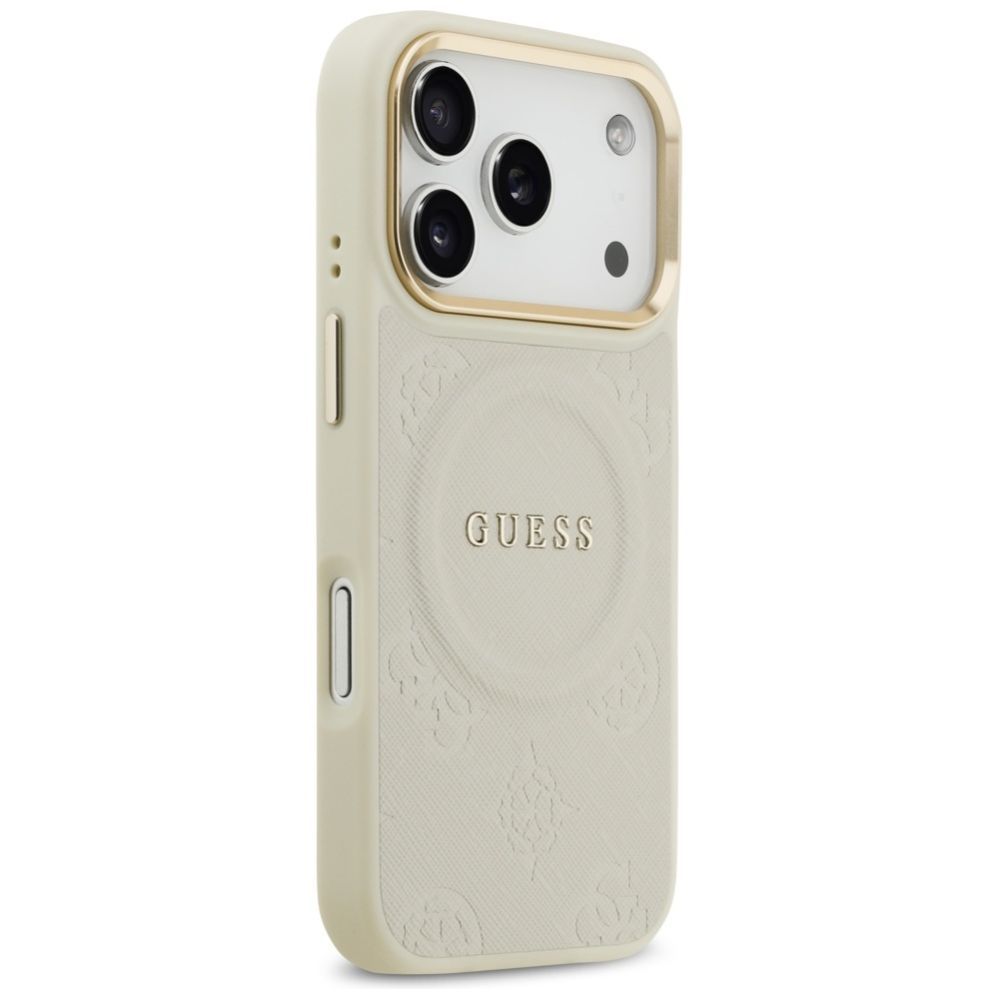 Muud kaubad Guess Guess Peony Hot Stamp MagSafe Case for iPhone 17 Pro - Beige