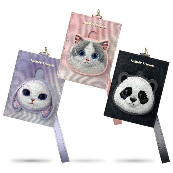 Muud kaubad Nimmy Nimmy Big Eyed Pet 2.0 Cat Wallet Card Holder - Pink