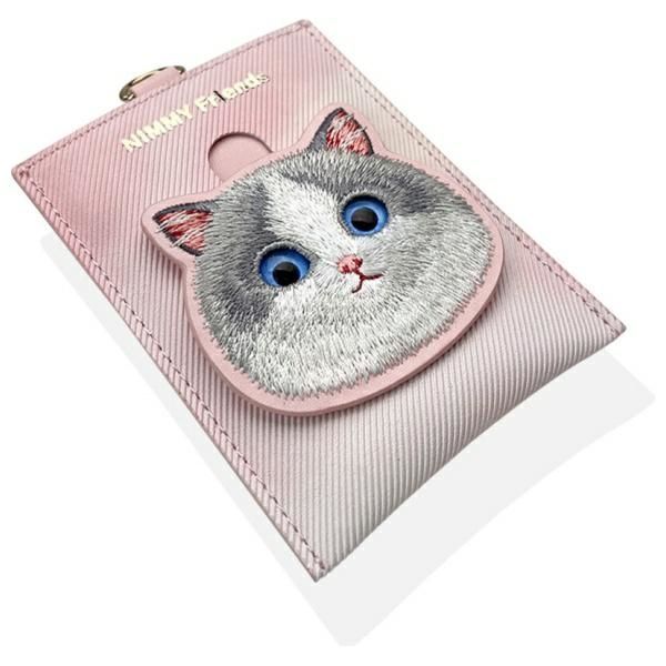 Muud kaubad Nimmy Nimmy Big Eyed Pet 2.0 Cat Wallet Card Holder - Pink
