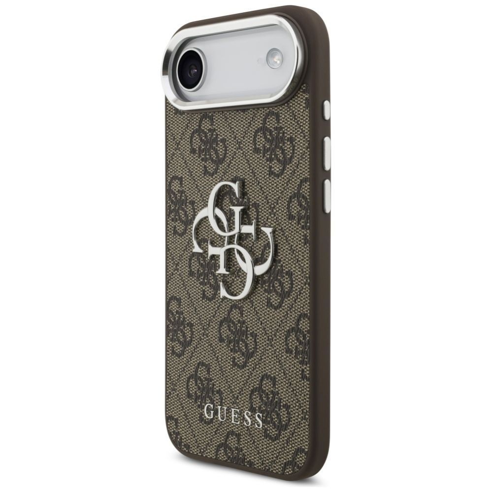 Muud kaubad Guess Guess 4G Big 4G Classic Logo case for iPhone 17 Air - brown and silver
