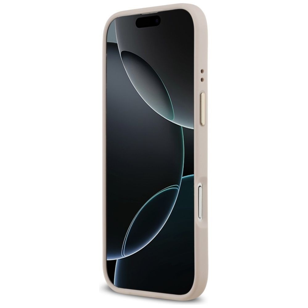 Muud kaubad Guess Guess 4G Strass Logo & Big Strap Metal Buttons MagSafe Case for iPhone Air - Pink