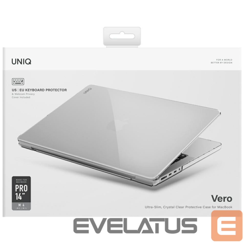 Muud kaubad UNIQ Uniq Vero Case for MacBook Pro 14" M1-M4 (2021-2024) - Transparent