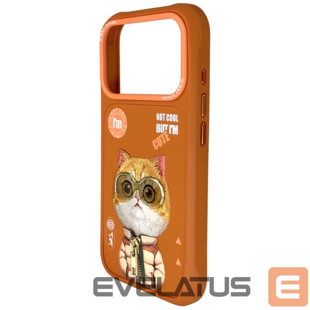Muud kaubad Nimmy Nimmy Cool&Cute 2.0 Cat Case for iPhone 17 Pro Max - Orange