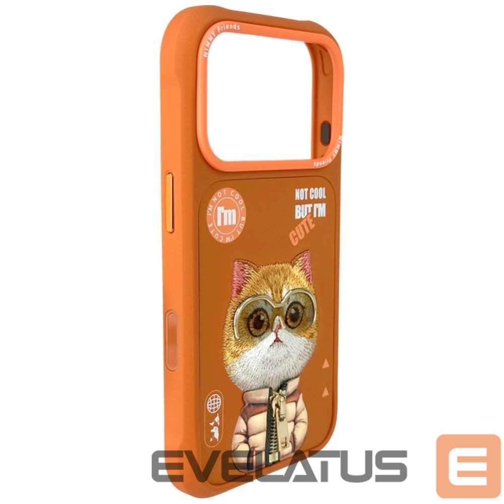 Muud kaubad Nimmy Nimmy Cool&Cute 2.0 Cat Case for iPhone 17 Pro Max - Orange