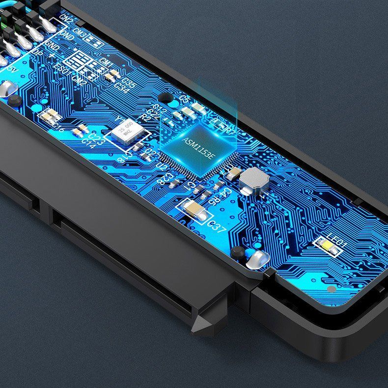 Adaptrid Ugreen Ugreen adapter HDD SSD 2.5'' SATA III 3.0 - USB Type C 3.2 Gen 1 (SuperSpeed USB 5 Gbps) black (70610 CM321)