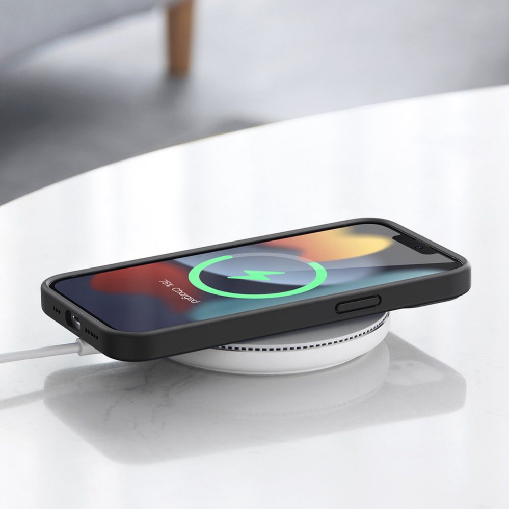 Back panel cover Ugreen Ugreen Protective Silicone Case rubber flexible silicone case cover for iPhone 13 mini black